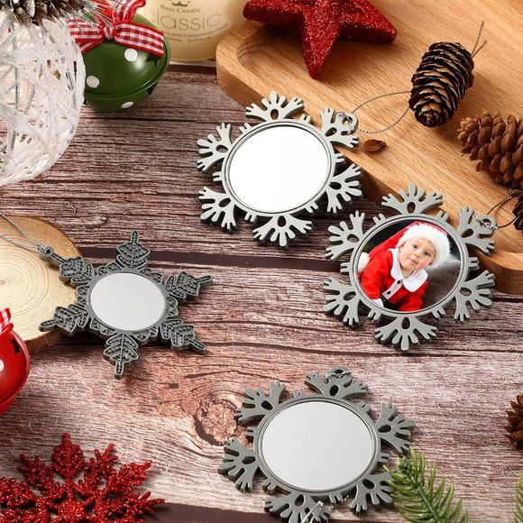 Metal Snowflake Christmas Ornament Custom Made - Picture 9 of 11